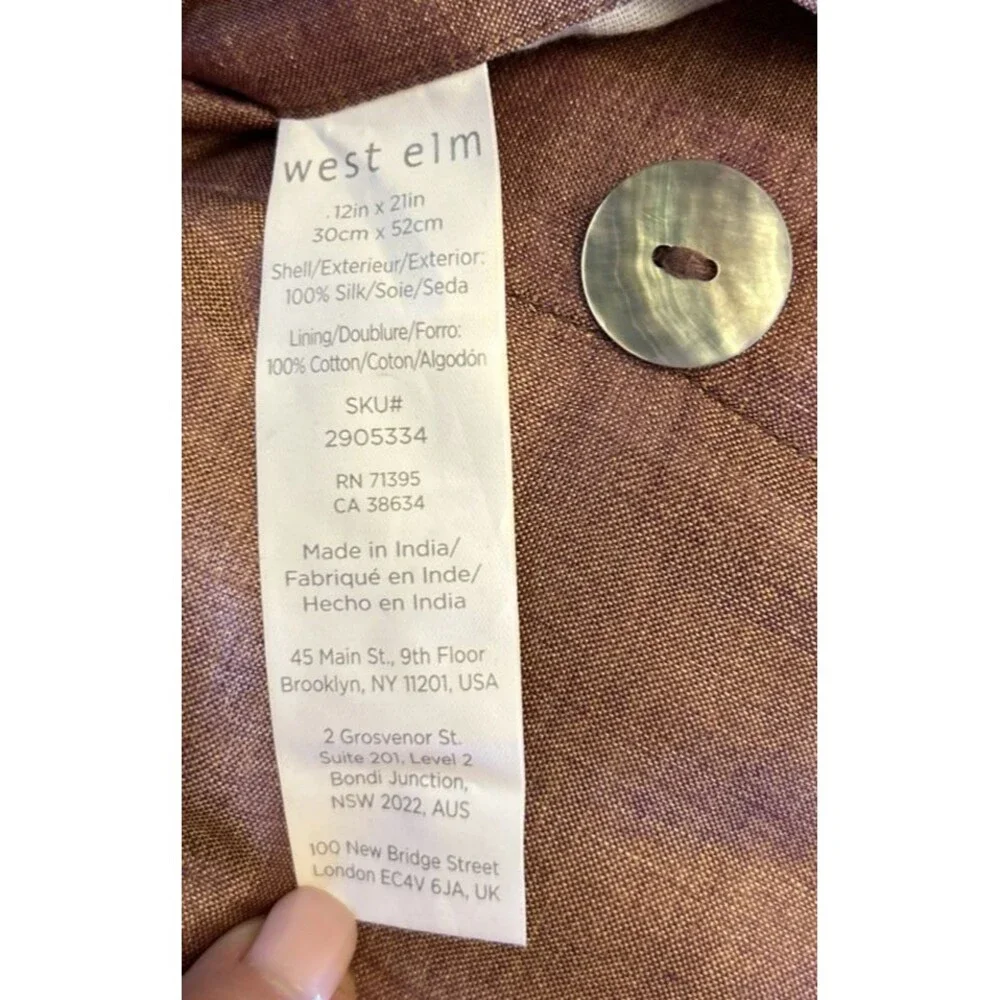West Elm Lumbar Pillow 12